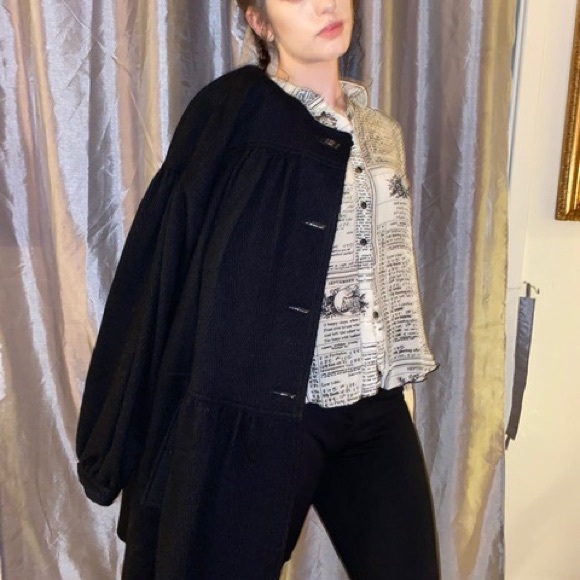 Anna Sui wool swing coat - Picture 2 of 8